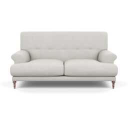 Scp Oscar 2 Seater Formal Sofa Capelo Linen-Cotton Sea Salt Walnut Feet