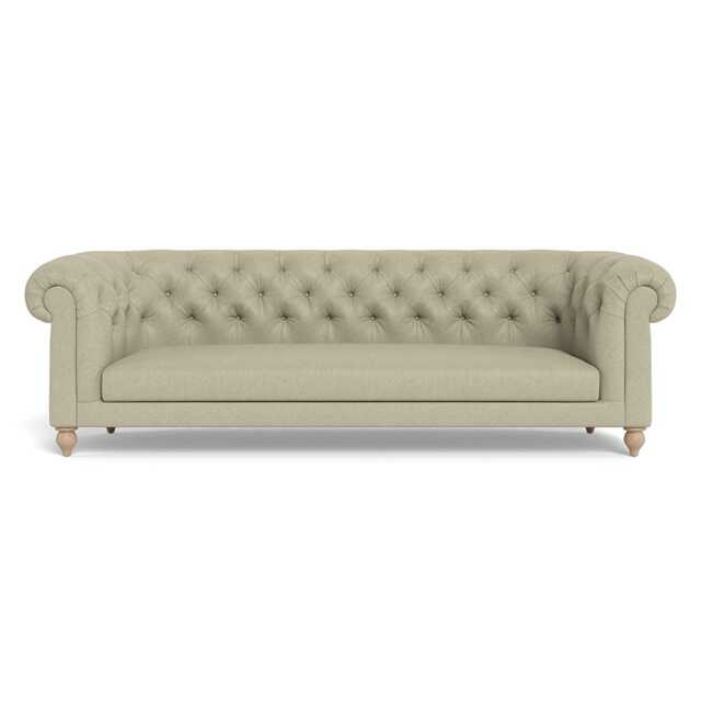 Heal's Fitzrovia 4 Seater Sofa Cotton Grain Natural Feet