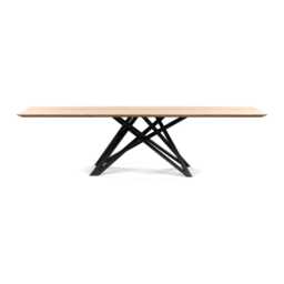 Heal's Vienna Dining Table 280x100cm White Oiled Oak Chamfered Edge Not Filled