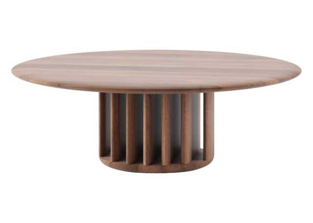 Artisan Grid Coffee Table 100cm in Walnut