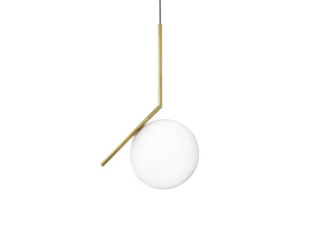 Flos IC S2 Pendant Light Brass