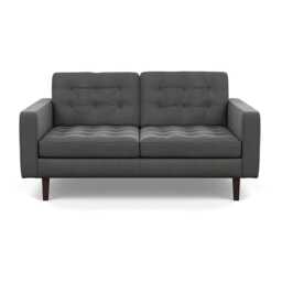 Heal's Hepburn 2 Seater Nobilis Velvet Dolphin Wenge