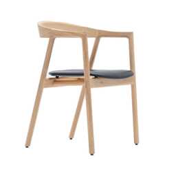 Gazzda Muna Chair Dakar Leather Black - thumbnail 2