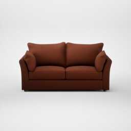 Heal's Tailor 3 Seater Sofa Smart Cotton Linen Rust Natural Feet - thumbnail 1