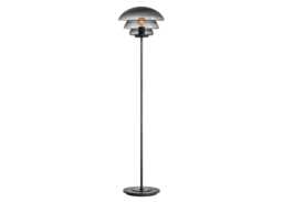 Hadeland Glassverk Archive 4006 Floor Lamp Grey & Black