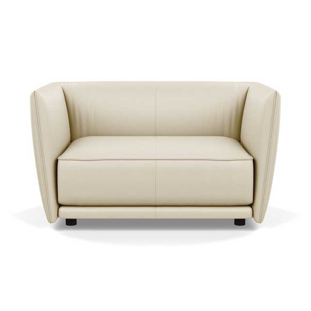 Heal's Valley Loveseat Grain Storm Walnut Stain Feet - image 1