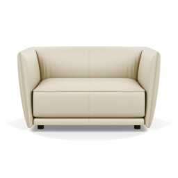 Heal's Valley Loveseat Grain Storm Walnut Stain Feet