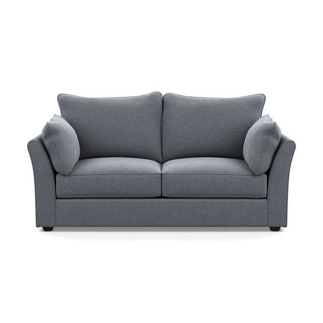 Heal's Tailor 3 Seater Sofa Boucle Steel Black Feet