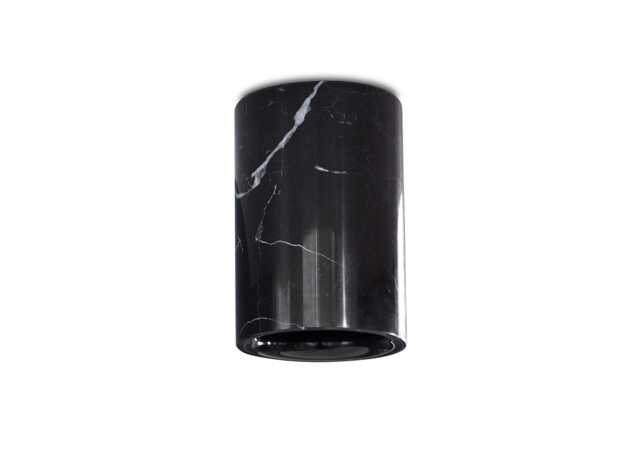 Case Solid Downlight Cylinder Nero Marquina Marble