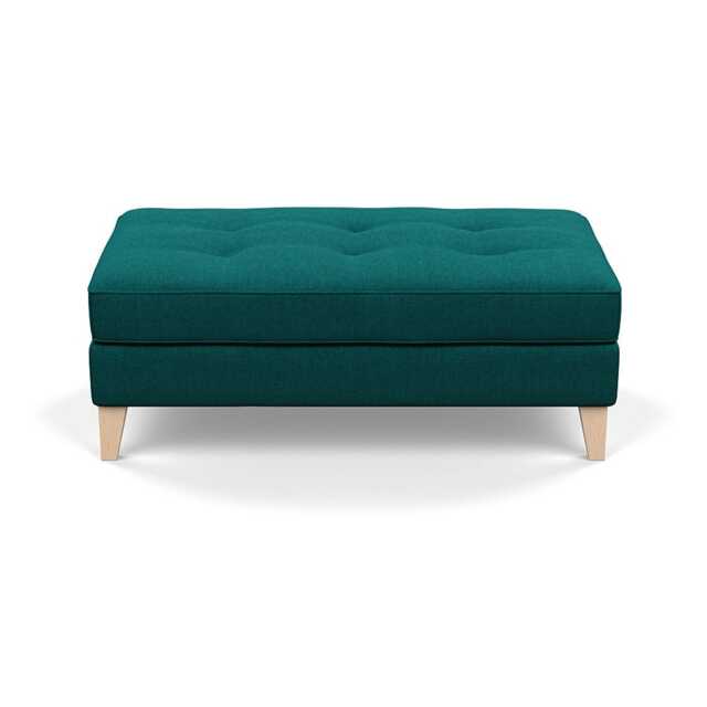 Heal's Mistral Footstool Brushed Cotton Pine Natural Feet