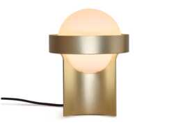 Tala Loop Table Lamp Gold Large with Sphere IV Bulb