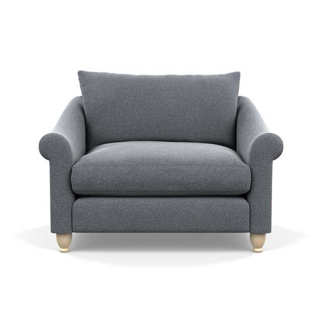 Heal's Devon Loveseat Boucle Steel Natural Feet - image 1
