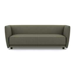 Heal's Valley 3 Seater Sofa Loop Boucle Forest  Walnut Stain Feet