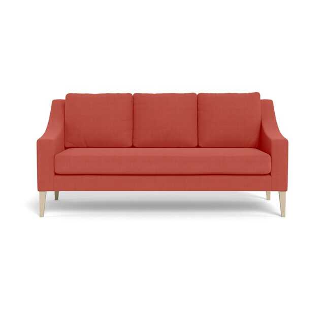 Heal's Richmond 3 Seater Sofa Linen Grenadine Natural Ash Feet