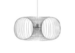 Normann Copenhagen Coil Pendant Light Silver 90cm