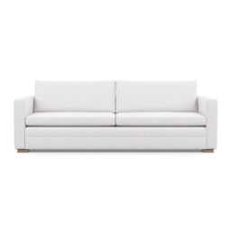 Heal's Palermo 5 Seater Sofa Loop Boucle Polar Brass/Walnut Feet