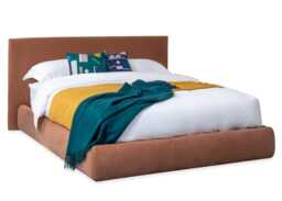 Heal's Alba Storage Bed Double Luxury Leather Coco - thumbnail 2