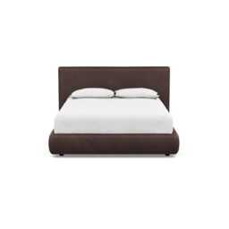 Heal's Alba Storage Bed Double Luxury Leather Coco