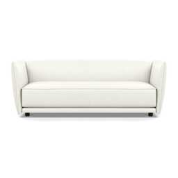 Heal's Valley 3 Seater Sofa Linea White Walnut Stain Feet - thumbnail 1