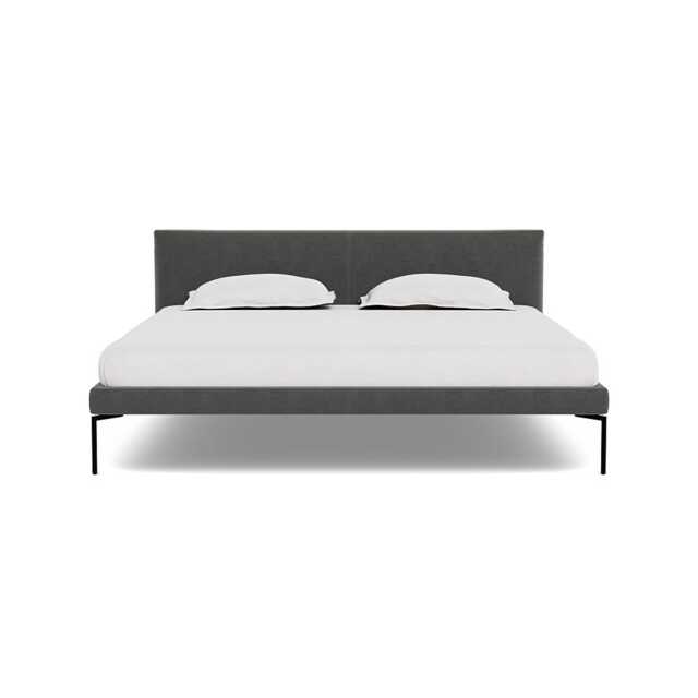 Heal's Matera Bed Super King Nobilis Velvet Dolphin