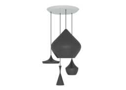 Tom Dixon Beat LED Round Pendant Light System Black