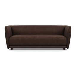 Heal's Valley 3 Seater Sofa Hertiage Chestnut Walnut Stain Feet - thumbnail 1