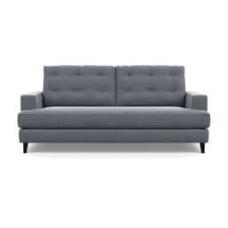 Heal's Mistral 3 Seater Sofa Textured Boucle Steel Black Feet