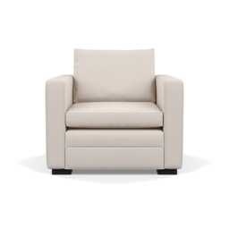 Heal's Palermo Armchair Siena Cotton Natural Black Feet - thumbnail 1