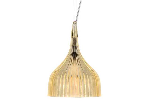 Kartell E' Pendant Light Yellow Transparent