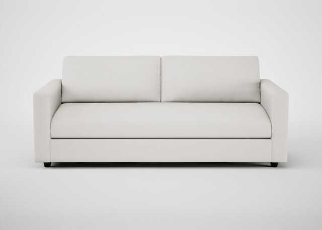 Heal's Nimbus 4 Seater Sofa Capelo Linen-Cotton Sea Salt Black Feet