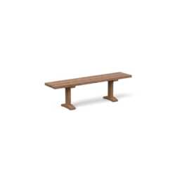 Heal's Lisbon Bench 180x35cm Smoked Oiled Oak Straight Edge Not Filled
