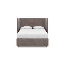 Heal's Deep Divan King Smart Luxe Velvet Mushroom None - thumbnail 1