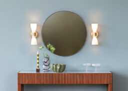 Heal's Fine Edge Mirror Round 100cm Silver - thumbnail 2