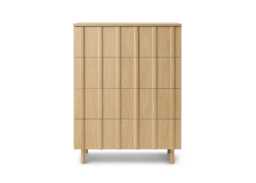 Normann Copenhagen Rib Dresser 4 Drawers Oak