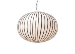 Established & Sons Filigrana S3 Ellipse Pendant Light White/Black