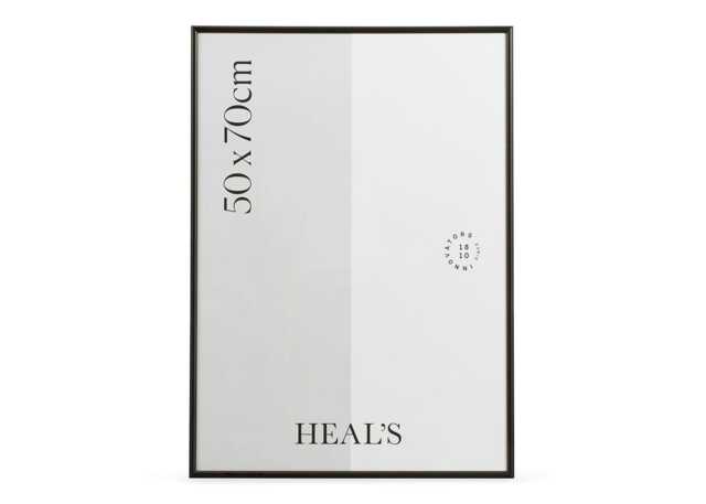 Heal's Gallery Aluminium Frame Black 50 x 70cm