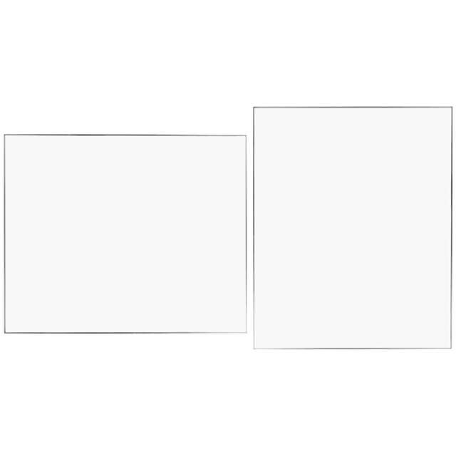 Heal's Fine Edge Mirror Rectangle 90x110cm Silver