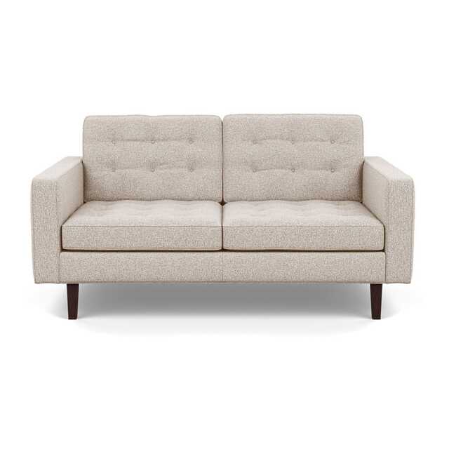 Heal's Hepburn 2 Seater Loop Boucle Taupe Wenge
