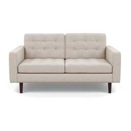 Heal's Hepburn 2 Seater Loop Boucle Taupe Wenge
