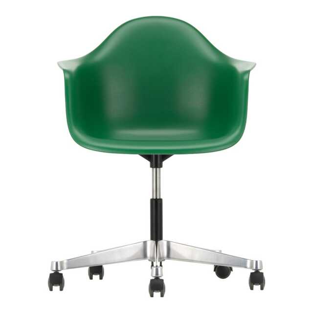 Vitra Eames PACC Armchair RE in Emerald with Hard Floor 03 Castors - image 1