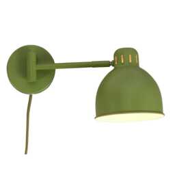 Heal's Spencer Metal Wall Lamp Green - thumbnail 2