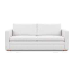 Heal's Palermo 3 Seater Sofa Loop Boucle Polar Brass/Walnut Feet