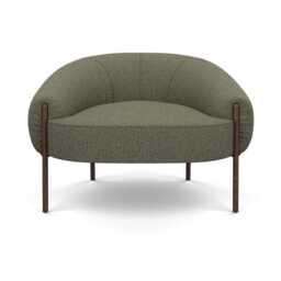 Heal's Isola Armchair Loop Boucle Forest Bronze Feet