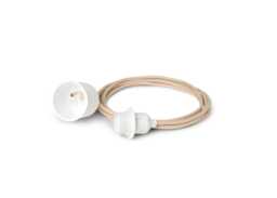 ferm LIVING Braided Pendant Cord Set Fabric Sand 4m