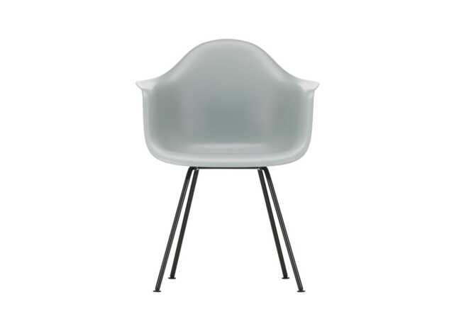Vitra Eames DAX Armchair New Height Light Grey Basic Dark Powder Coated Base - image 1