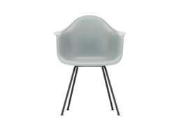 Vitra Eames DAX Armchair New Height Light Grey Basic Dark Powder Coated Base - thumbnail 1