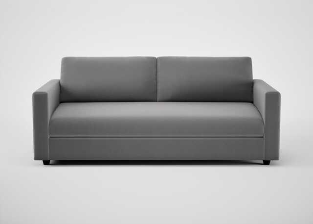 Heal's Nimbus II 4 Seater Sofa Smart Velvet Mercury Black Feet