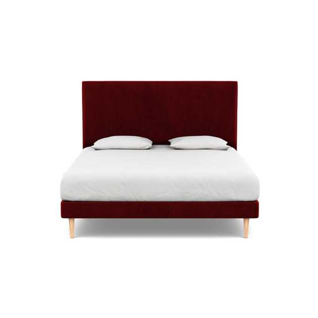Heal's Newman Headboard (Lift Storage) Super King Smart Luxe Velvet Mulberry