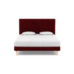Heal's Newman Headboard (Lift Storage) Super King Smart Luxe Velvet Mulberry