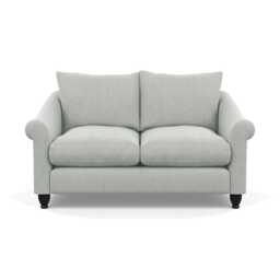 Heal's Devon 2 Seater Melton Wool Limestone Black Stain Beech Feet - thumbnail 1